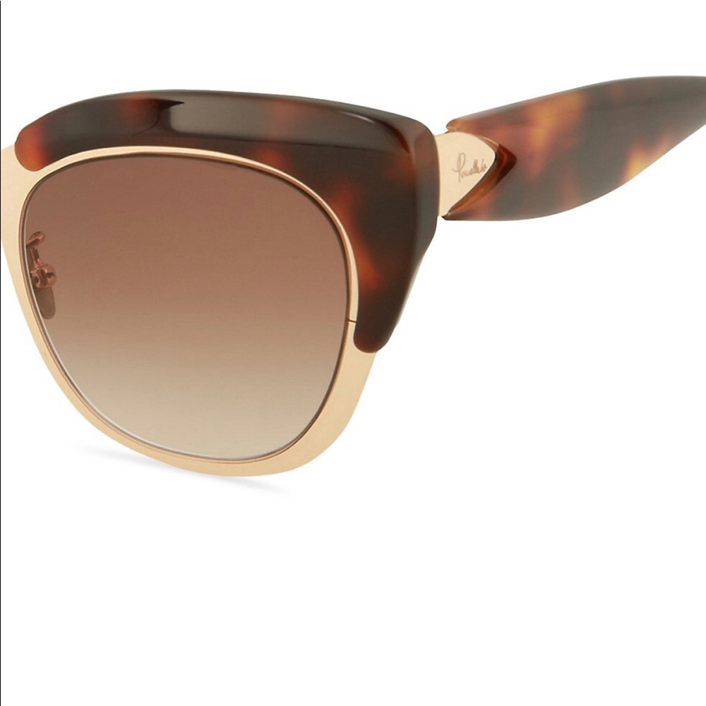 Pomellato 49mm Novelty Cat Eye Sunglasses, New View 5